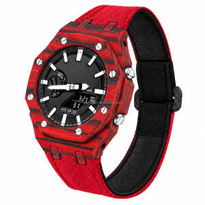 Kit de modification de 5e génération pour montre <span class=keywords><strong>Oak</strong></span> Ga2100, bracelet en nylon, facile à utiliser, ultra léger, boîtier de montre en fibre de carbone pour G <span class=keywords><strong>Ga</strong></span> <span class=keywords><strong>2100</strong></span> Shock Part - Product Image 3
