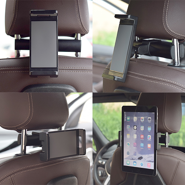Supporto Per Cellulare E Tablet Da Auto, Montato Sul Poggiatesta - Regolabile E Rotante Per Device Da 4 A 11 Pollici
