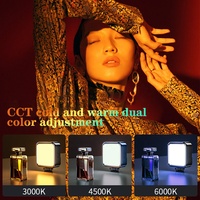 Takenoken portátil RGB LED Video luz teléfono móvil Live Photo iluminación Cámara belleza lámpara para fotografía Vlogging hecho de plástico