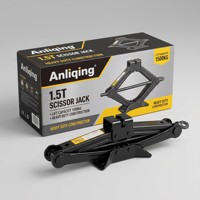 Cric à ciseaux manuel en acier 1,5T pour levage de voitures – Approvisionnement direct usine