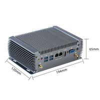 Mini PC Industrial sin Ventilador de 7.ª Generación con I5 7287U, Puerto GPIO, Memoria DDR4, Enchufe US/AU, Nueva Serie Intel Core I5