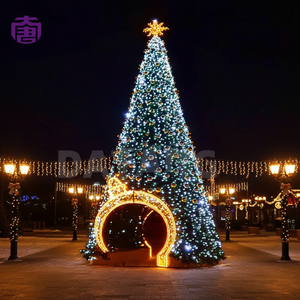 Decorative Waterproof <b>LED</b> Christmas <b>Tree</b> <b>Light</b> Glowing Festival Landscape for Park Mall Garden Street Event Display for Sale - Product Image 1