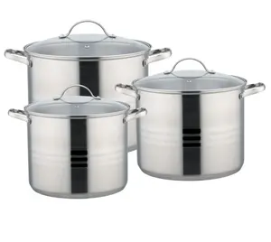 Fábrica de super tentar OEM Por Atacado conjunto pote caldeirão stock pot sets