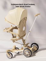 2025 nouveau 3 en 1 sûr électrique bébé poussette léger pliant électrique moteur bébé poussette