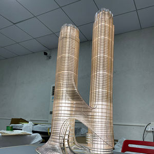 왕징 소호 빌딩 모델 3D Sla 신속한 건물 모델 타워 비행기 빌드 프로토 타이핑 감광성 수지 3D 인쇄 - Product Image 2