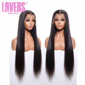 วิกผมแบบไม่ต้องใช้กาว พร้อมสวมใส่ ผมแท้จากอินเดีย 100% วิกผมแบบมีเชือกผูกด้านหน้า สำหรับผู้หญิงผิวสี วิกผมแบบ HD Lace บางเฉียบ วิกผมแบบไม่ต้องใช้กาว HD Lace เต็มศีรษะ - Product Image 2