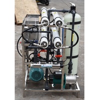 250LPH traitement de l'eau de mer Purification Portable à petite échelle eau de mer ro systèmes plantes unité dessalement entreprises bateaux dispositif