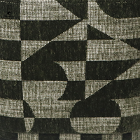 Pouf carré en tissu jacquard chenille abstrait, tabouret cube moderne pour salon, repose-pieds décoratif, banc décoratif – Vente en gros