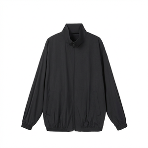 Chaqueta Ligera Anti-UV para <span class=keywords><strong>Mujer</strong></span>, con Cuello Alto y Cierre Completo, Holgada, Informal, Protección Solar, para Exteriores, Sólida, Simple, de Nailon y Elastano - Product Image 1