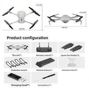 Drone RC Quadricoptère avec maintien d'altitude, stabilisateur de vol à une touche, jouet volant télécommandé pour débutants - Product Image 3