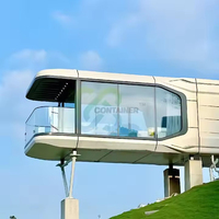 Conteneur en acier de luxe de petite taille, maison modulaire entièrement meublée, maison préfabriquée moderne intelligente, chambre d'hôtel capsule, fabricants de pods