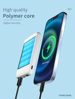 IS-P269 Meilleures ventes, batterie externe sans fil mince de 5000 mAh avec entrée Micro USB