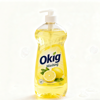 Nettoyant sale OEM/ODM détergent à vaisselle en bouteille écologique liquide rinçage facile savon à vaisselle liquide de qualité alimentaire à faible résidu