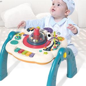 2in1 bé trò chơi bảng nhựa đồ chơi đa chức năng âm nhạc đàn <span class=keywords><strong>Piano</strong></span> gạch giáo dục trẻ em hoạt động bảng thiết lập chơi hội đồng quản trị đồ chơi - Product Image 3