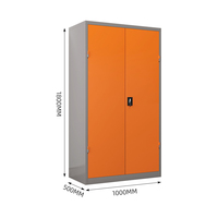 Armoire de rangement de garage robuste à 4 tablettes et 3 tiroirs Organisateur d'outils verrouillable avec mur épaissi Support OEM personnalisable
