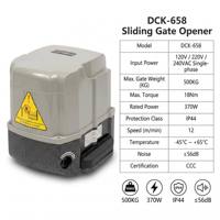 OMKER DCK-658 1600kg Moteur électrique CA 450W pour portail coulissant de villa moderne avec contrôle par application pour portails de voie d'accès