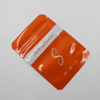 Sachet d'emballage alimentaire personnalisé brillant pour fruits secs, bonbons, vitamines, compléments alimentaires et fibres, avec fermeture éclair