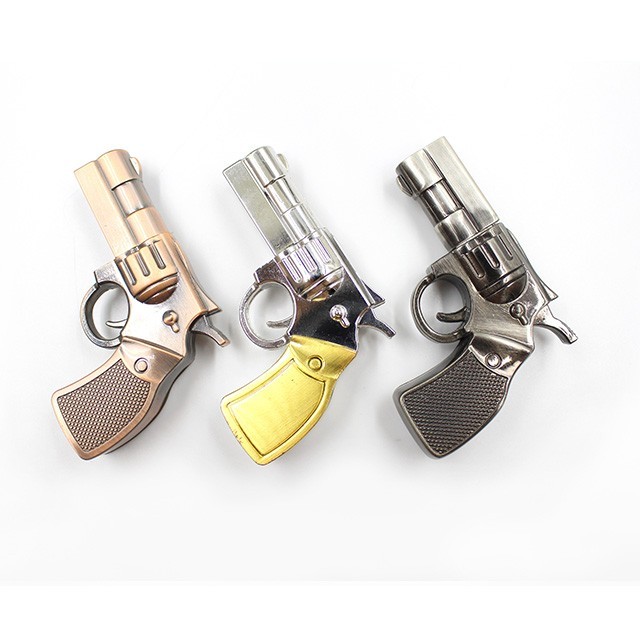 High Quality Copper Gun-Shaped 4GB Custom Shaped Pen Drive with USB 2.0 Interface New Product Metal USB Flash Drive