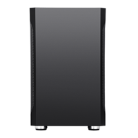 ITX — boîtier pour ordinateur de bureau gamer, Mini tour de pc pour mini-itx, panneau latéral plat, coque en métal, pour carte mère micro-atx, à monter soi-même