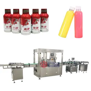 Automatic 2oz 60ml Plastic Bottle Energy Drink Filling Machine Line Shot Bottle Drink Juice Filling and Capping Machine