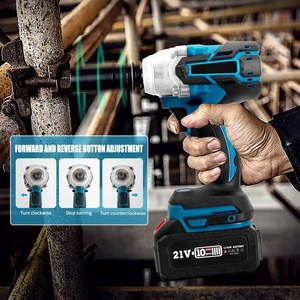 300Nm Professional High <b>Torque</b> Brushless Cordless Impact Wrench 1/2 Inch 21V Li-Ion Electric Wrench for Car Repair Tire Auto - Product Image 3