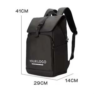 Mochila de Viaje Negra Impermeable para Hombre, para Portátil, para Negocios, para la Escuela, 2026 - Product Image 2