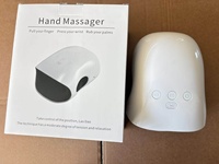 Nouvel appareil de massage des mains à compression d'air avec chaleur, massage des paumes, des doigts et des poignets, masseur rechargeable pour soulager la fatigue des mains