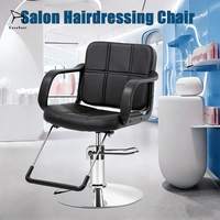 Fauteuil de Barbier Pliant en Cuir de Haute Qualité avec Pompe à Huile et Accoudoirs pour Salon – Fournisseur