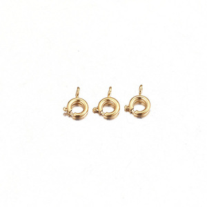 Fermoirs à ressort en acier inoxydable PVD or pour bijoux |   Fermoirs de Verrouillage Imperméables et Durables pour Colliers et Bracelets DIY - Product Image 3