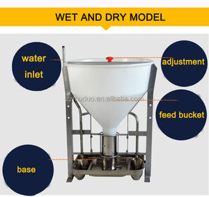Attrezzatura Automatica per l'Alimentazione dei Suini 80kg <span class=keywords><strong>100kg</strong></span> Mangiatoie a Caduta e Abbeveratoio per Maiali - Product Image 4