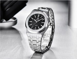 Relojes de Lujo para Hombre con Movimiento de Cuarzo, Relojes de Negocios con Fecha Automática, Reloj con Movimiento Japonés, Cronógrafo para Hombre, Reloj Hombre - Product Image 5