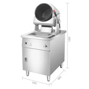 Máquina eletromagnética totalmente automática do macarrão do gás, equipamento esperto totalmente automático da cozinha