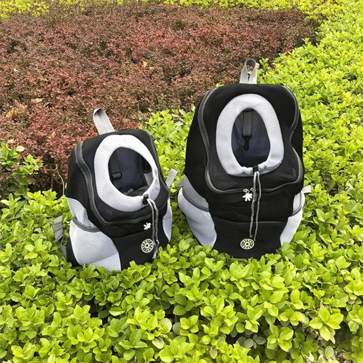 Wholesale Custom New Products Pet Supplier breathable Portable Travel Outdoor Pet Carrier Backpack Dog Cat Carrying Bag