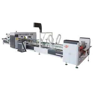 CH-QZD-ZD-2200 Automatic high speed stable performance carton corrugated paper box making gluing stitching machine