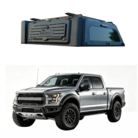 Capot de camionnette rigide articulé en acier au carbone étanche pour F-150, idéal pour le camping tout-terrain