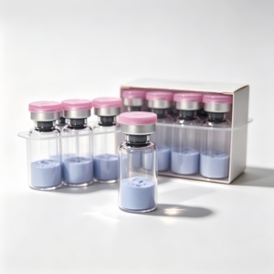 Suministro del Fabricante: Péptido de Cobre GHK-Cu en Polvo Liofilizado Azul, 50mg 100mg, Materia Prima Cosmética - Product Image 1
