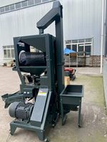 Machine à décortiquer le riz à moteur diesel de 1000 kg de capacité, moulin à riz commercial combiné, décortiqueuse et égreneuse de riz
