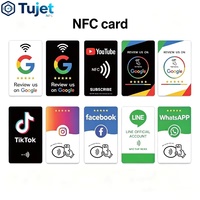 Carte NFC personnalisée pour avis Google/Instagram/YouTube/TikTok/Facebook – Carte PVC pour avis – Vente en gros OEM ODM – Faible MOQ – Prête à être expédiée