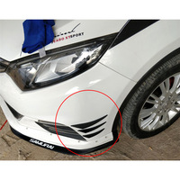 Bande de protection universelle en PVC pour pare-chocs de voiture, anti-collision, anti-rayures, spoiler aérodynamique, décoration de contour de pare-chocs avant