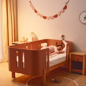 Solo B2B Boori Kids lettino piccolo in legno letti singoli regolabili <span class=keywords><strong>per</strong></span> <span class=keywords><strong>bambini</strong></span> con binario di protezione - Product Image 3