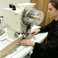 Nouvelle machine de perforation d'œillets entièrement automatique avec composants de base à roulement pour sacs en papier, bannières, bâches et toiles