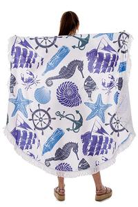Nouvelle arrivée microfibre animal <span class=keywords><strong>rond</strong></span> <span class=keywords><strong>serviette</strong></span> <span class=keywords><strong>de</strong></span> plage - Product Image 2