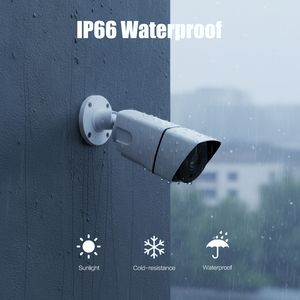 Caméra IP PoE réseau filaire intelligente avec détection de visage/véhicule, 4K 8MP, extérieure, H.265, caméra <span class=keywords><strong>CCTV</strong></span>, objectif varifocal 2,8-12 mm, grand angle - Product Image 2