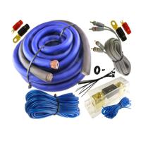 Câble d'alimentation de voitureAudio avec kit d'amplificateur haute performance jauge 0 4 8 AWG gaine en PVC souple en cuivre nu