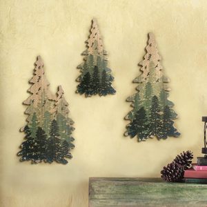 Wooden Christmas Tree Wall <b>Decorations</b> MDF <b>Rustic</b> Style Multi Piece Set <b>Home</b> <b>Decoration</b> - Product Image 1