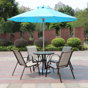 jardín restaurante mesa cuadrada 4 plazas Mesa mesa de jardín de mesa terraza 5 piezas conjunto de jardín - Product Image 1