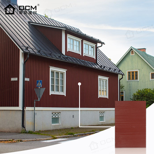 Fachada arquitectónica <span class=keywords><strong>Tablero</strong></span> <span class=keywords><strong>de</strong></span> cemento <span class=keywords><strong>de</strong></span> <span class=keywords><strong>fibra</strong></span> <span class=keywords><strong>de</strong></span> madera 4x8 pies Revestimiento exterior Interior externo Acabado natural Revestimiento <span class=keywords><strong>de</strong></span> Villa - Product Image 5
