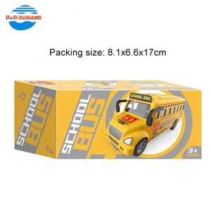 Autobús <span class=keywords><strong>de</strong></span> Juguete Eléctrico <span class=keywords><strong>de</strong></span> Plástico con Funcionamiento a Batería, con Música y Luces Intermitentes, Autobús Escolar Eléctrico Amarillo <span class=keywords><strong>de</strong></span> <span class=keywords><strong>Dibujos</strong></span> Animados Educativo - Product Image 4