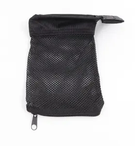 Catcher caccia sacco tattico in ottone Catcher Net borsa proiettile tasca con cerniera nera