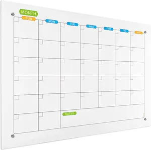 A3 Magnetic Calendar Flexible Magnetic Board For Children Kids Dry Erase Board